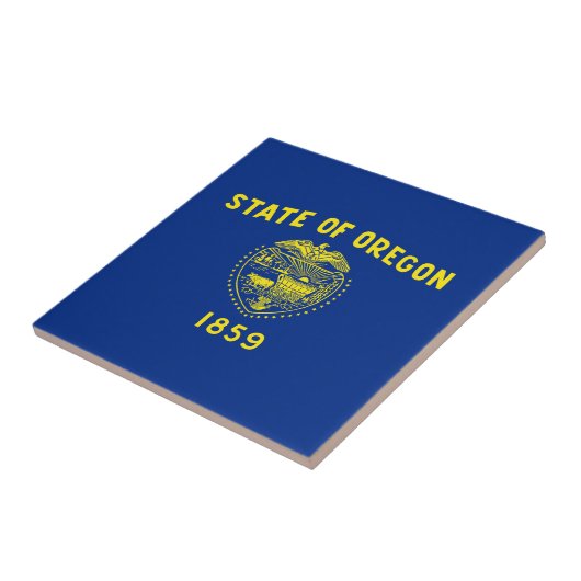 Oregon Staatsvlag Tegeltje (Zijkant)