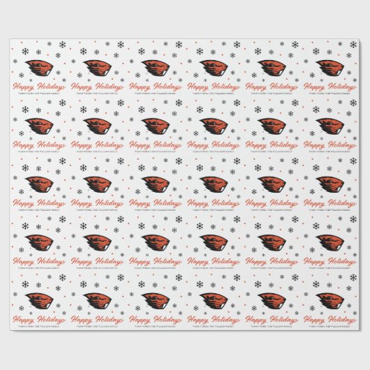 Oregon State Beavers | Beverkop Cadeaupapier (Vlak)