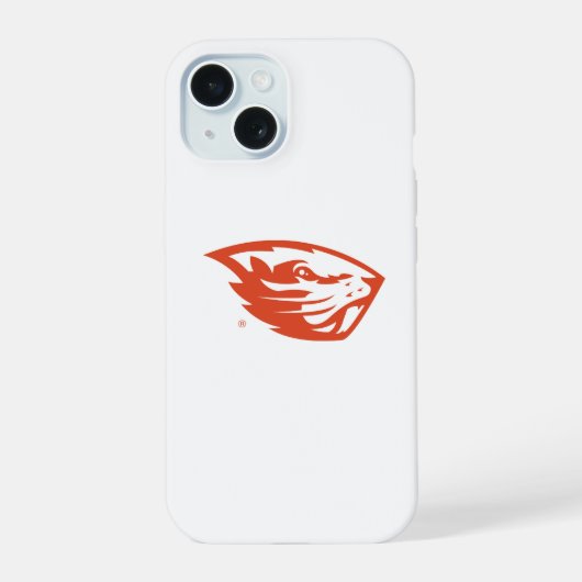 Oregon State Beavers | Beverkop iPhone 15 Hoesje (Achterkant)