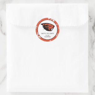 Oregon State Beavers   Beverkop Ronde Sticker
