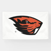 Oregon State Beavers | Beverkop Spandoek (Horizontaal)