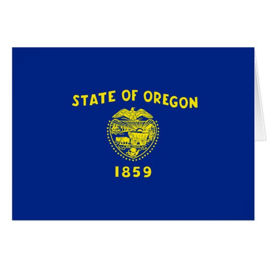 Oregon State Flag Design (Voorkant Horizontaal)