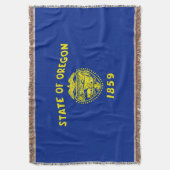 Oregon State Flag Design Decor Deken (Voorkant Verticaal)