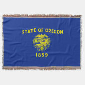 Oregon State Flag Design Decor Deken (Voorkant)