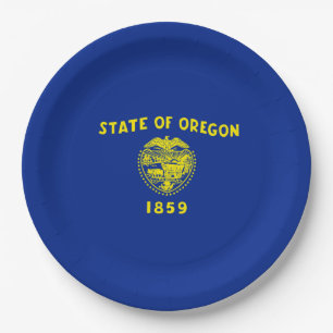 Oregon State Flag Design Decor Papieren Bordje
