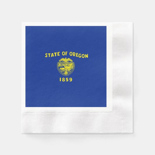 Oregon State Flag Design Servetten (Voorkant)