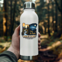Oregon State Sticker | Dag- en Nachtlandschapskuns