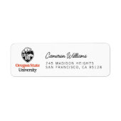Oregon State University Etiket (Voorkant)