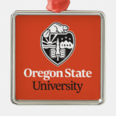 Oregon State University Metalen Ornament (Voorkant)
