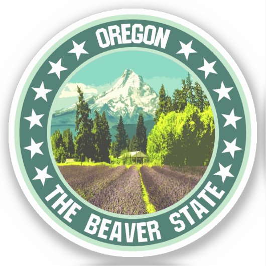 Oregon Sticker (Voorkant)
