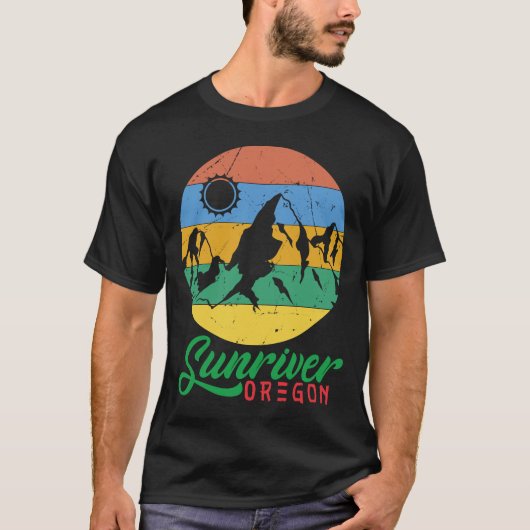 Oregon Sunriver Souvenir Oregon Mountain Sunriver T-shirt (Voorkant)