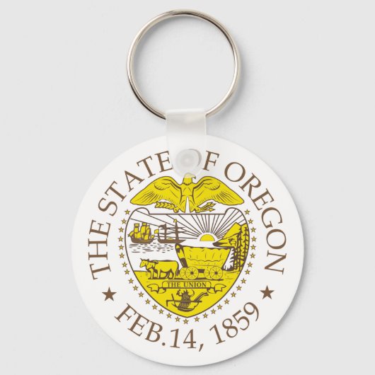 Oregon-teken Sleutelhanger (Voorkant)