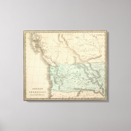 Oregon Territory 2 Canvas Afdruk (Voorkant)