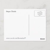 Oregon Thistles Briefkaart (Achterkant)