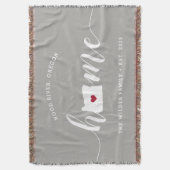 Oregon Thuisstaat Gepersonaliseerd Deken (Voorkant Verticaal)