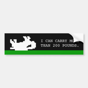 Oregon Trail Buffalo Bumpersticker