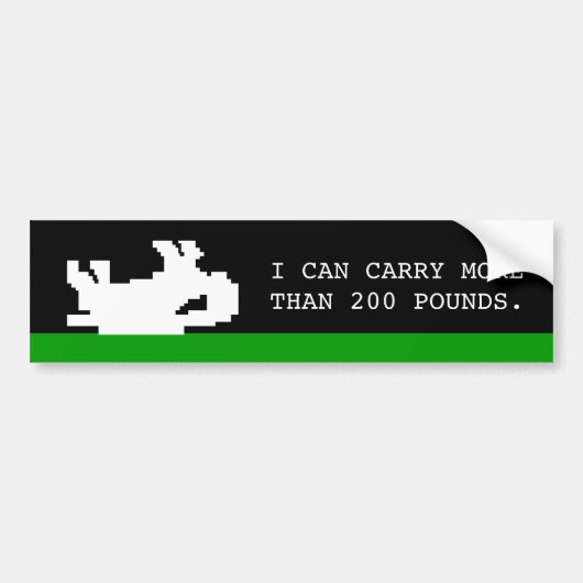Oregon Trail Buffalo Bumpersticker (Voorkant)