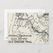  Oregon Trail Historische kaart (Voorkant / Achterkant)