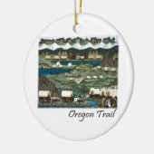 Oregon Trail Keramisch Ornament (Links)