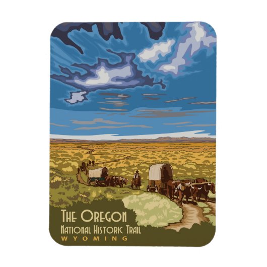 Oregon Trail Magneet (Verticaal)