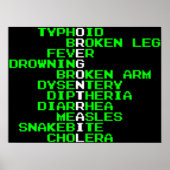 Oregon Trail - manieren om in het Westen te sterve Poster (Voorkant)