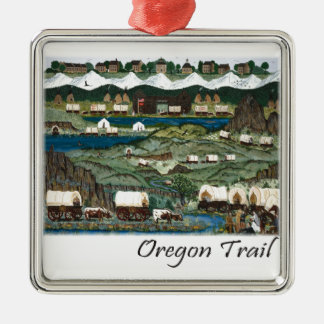 Oregon Trail Metalen Ornament