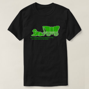 Oregon trail Newfoundland saai Stijl T-shirt