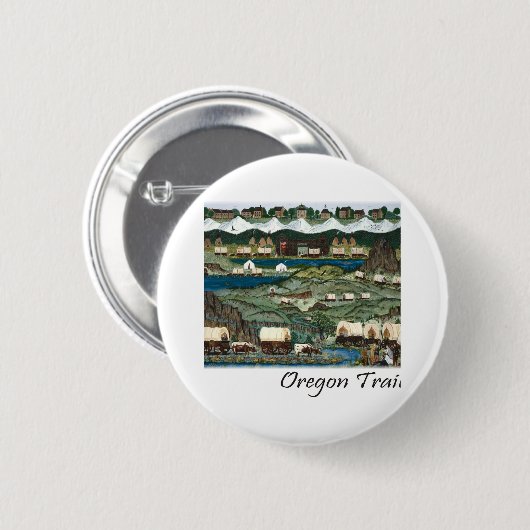 Oregon Trail Ronde Button 5,7 Cm (Voorkant /achterkant)