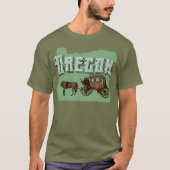 Oregon Trails Wagon T-Shirt (Voorkant)