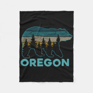 Oregon Usa Grizzly Beer Souvenir Fleece Deken