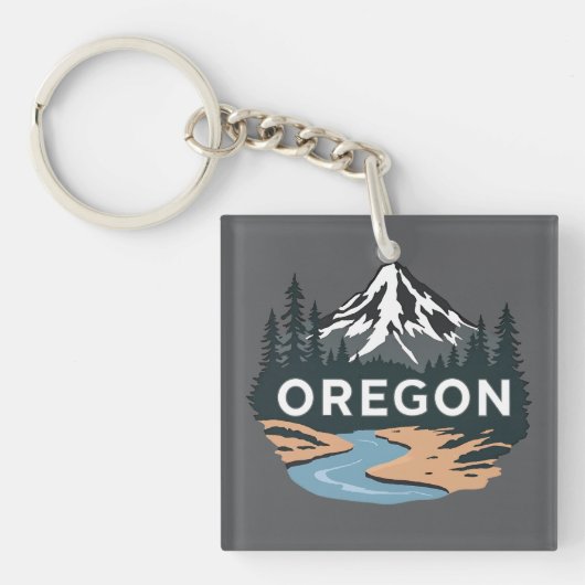 Oregon Verenigde Staten Sleutelhanger (voorkant)