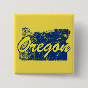 Oregon Vierkante Button 5,1 Cm