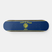 Oregon vlag skateboard (Horizontaal)