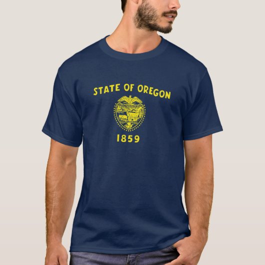 Oregon vlag t-shirt (Voorkant)