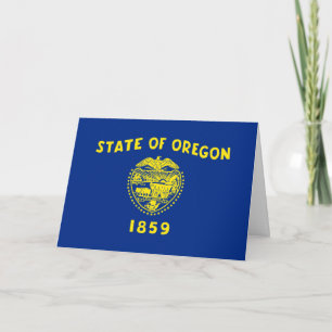 Oregon-vlag, Vlag van Oregon Kaart