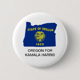 OREGON voor Kamala Harris 2024 Button