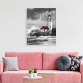 Oregon vuurtoren Cape Blanco fine art print (Insitu (Woonkamer))