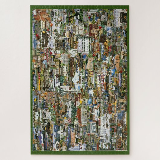Oregon & Washington Collage Jigsaw Puzzle (Vertical)