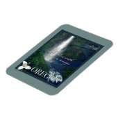 Oregon Waterfall Poster Magneet (Linkerzijde)