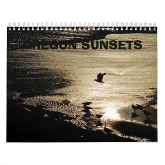 Oregon Zonsondergangen Kalender