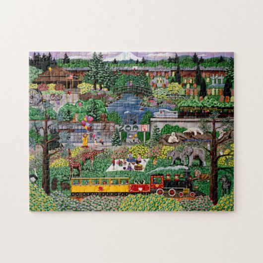 Oregon Zoo Puzzle Legpuzzel (Horizontaal)
