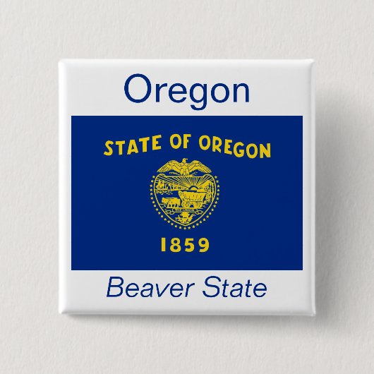 Oregonian Flag Button (Voorkant)