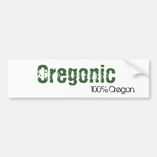 Oregonisch - Bumpersticker (Voorkant)