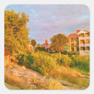 Öregrund, Roslagen, Zweden Vierkante Sticker