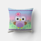 Oreille mignonne pourpre Jaillir oreiller (Verso)