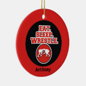 Oreille, sommeil et lutte ornement de Noël (Droite)