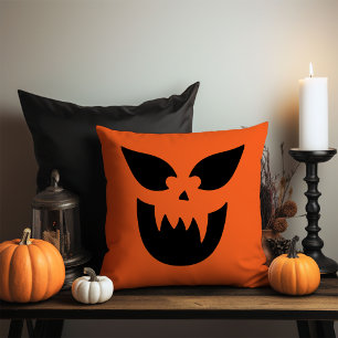 Oreiller à Citrouille Jack-o'-lantern