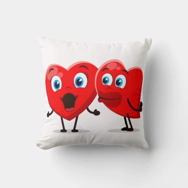 Oreiller à deux coeurs (Recto)