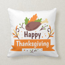 Oreiller à jambe de bon thanksgiving