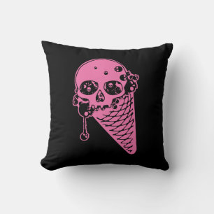 Oreiller à jet de crème glacée rose
